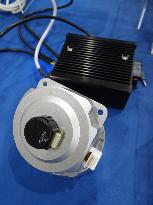 Piezo Sonic's PSM60N-ET ultrasonic motor. Motor (front) and driver (back)